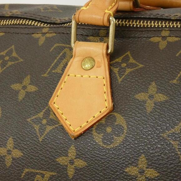 LOUIS VUITTON Brown Monogram Speedy 40 Boston Bag - Picture 3 of 7